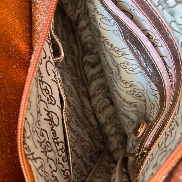 Ed Hardy Copper and Black Skull Bag - Picture 6 of 8